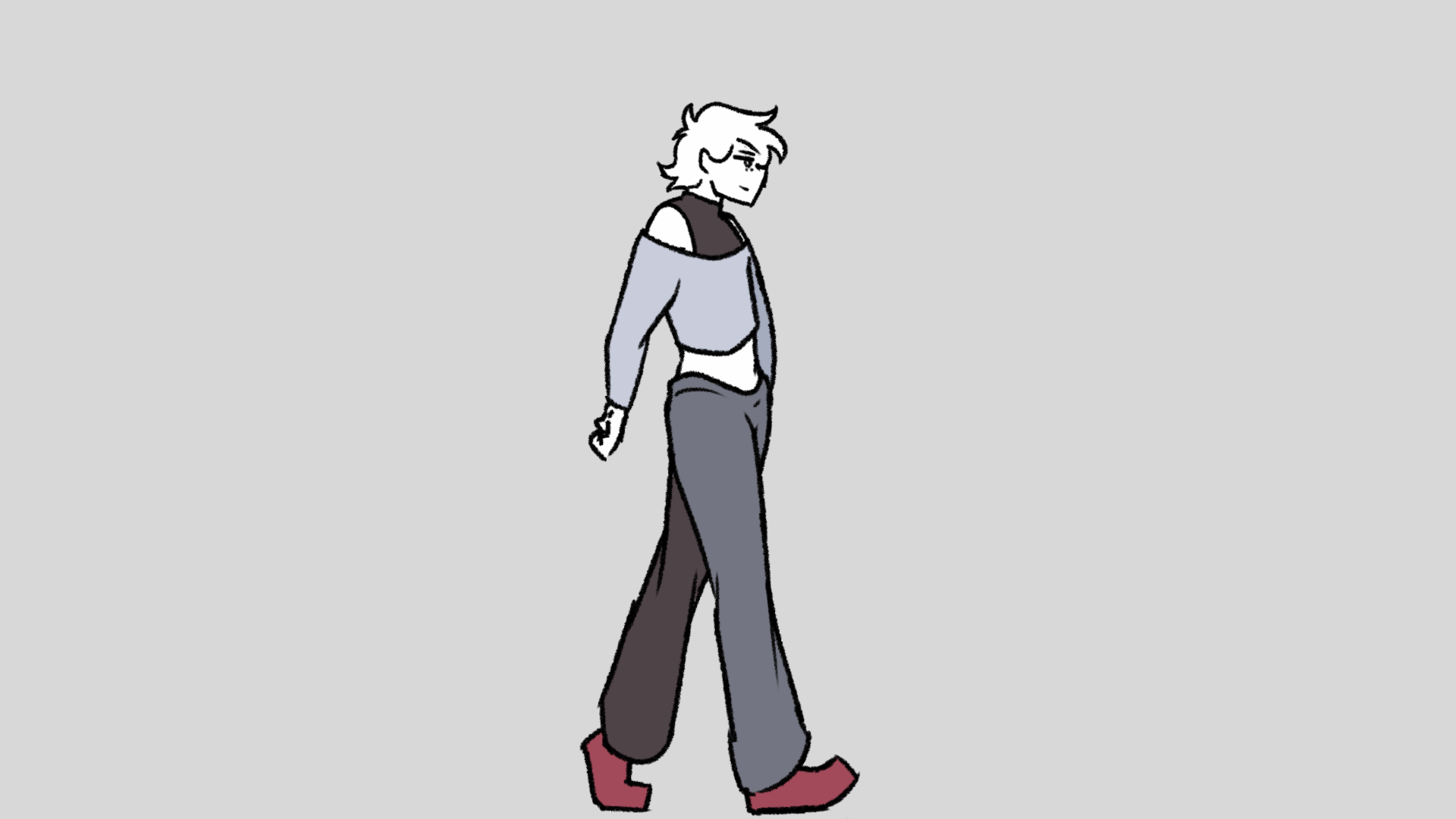 "Walk Cycle"; Toon Boom Harmony, ~15 hours, Student Project for FIL3720C