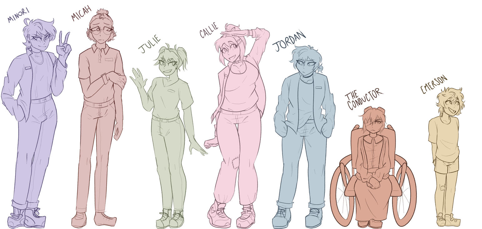 Character Lineup; ~3 hours