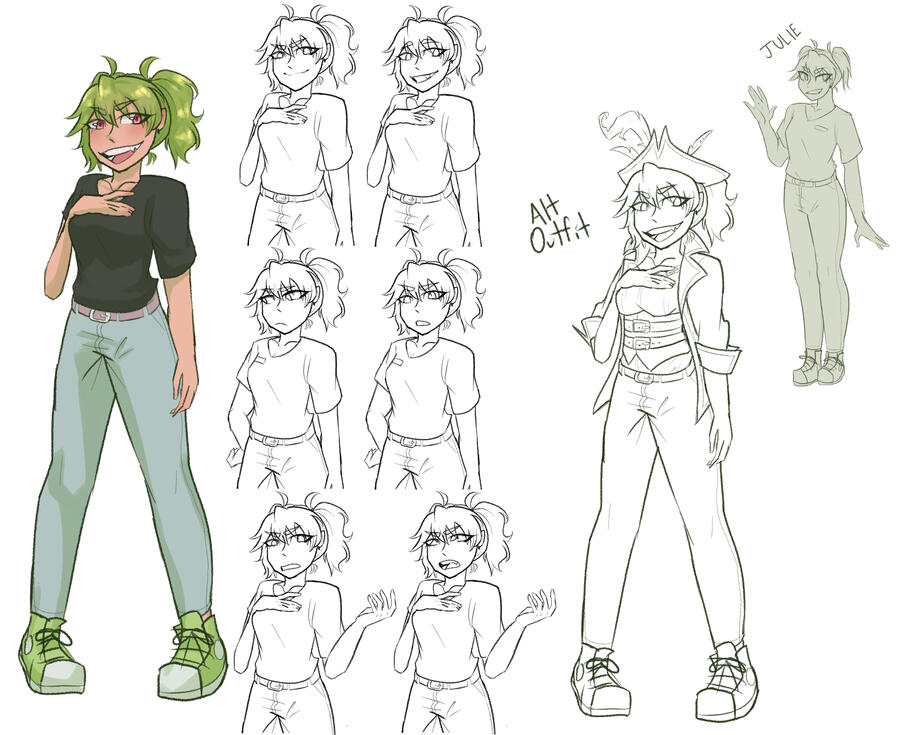 Julie Sprite Concepts; ~3 hours